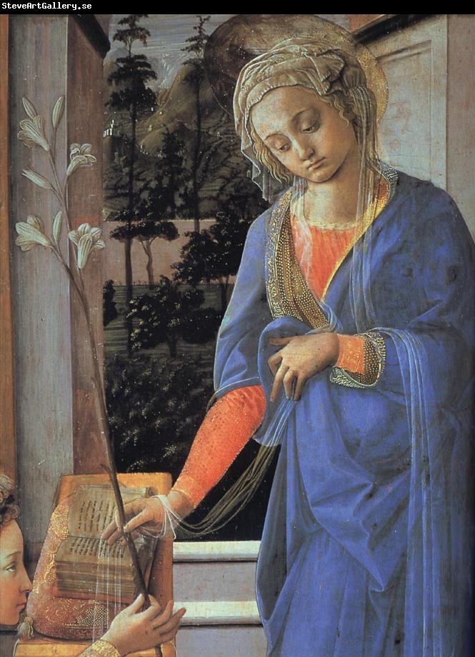 Fra Filippo Lippi Details of The Annunciation